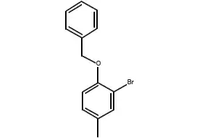 4-(BENZYLOXY)-2-FLUORO-1-METHYLBENZENE structure, CAS 1036724-56-7