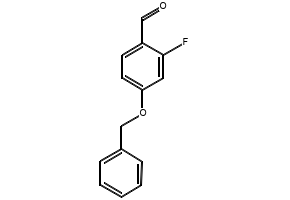 4-(BENZYLOXY)-2-FLUOROBENZALDEHYDE structure, CAS 504414-32-8