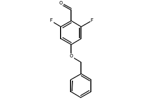 4-(BENZYLOXY)-3,5-DIFLUOROBENZALDEHYDE structure, CAS 125036-88-6