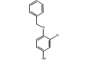 4-(BENZYLOXY)-3-CHLOROPHENOL structure, CAS 86902-27-4