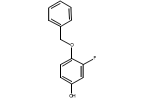 4-(BENZYLOXY)-3-FLUOROPHENOL structure, CAS 81228-25-3
