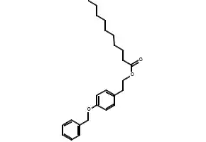 4-(BENZYLOXY)PHENETHYL DECANOATE structure, CAS 848484-93-5