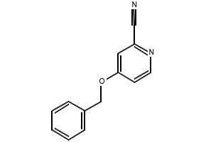 4-(BENZYLOXY)PICOLINONITRILE structure, CAS 100382-00-1