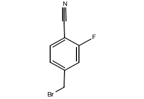 4-(BROMOMETHYL)-2-FLUOROBENZONITRILE structure, CAS 222978-03-2