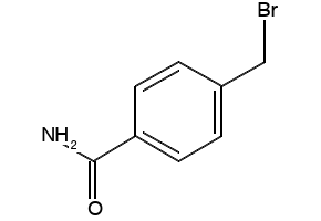 4-(BROMOMETHYL)BENZAMIDE structure, CAS 58914-40-2