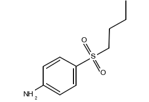 4-(BUTYLSULFONYL)ANILINE structure, CAS 51770-72-0