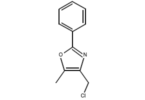 4-(CHLOROMETHYL)-5-METHYL-2-PHENYLOXAZOLE structure, CAS 103788-61-0