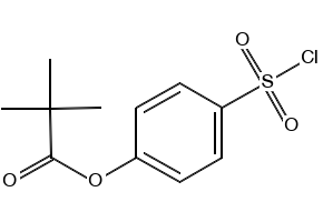 4-(CHLOROSULFONYL)PHENYL PIVALATE structure, CAS 150374-99-5