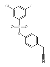 4-(CYANOMETHYL)PHENYL 3,5-DICHLOROBENZENESULFONATE structure, CAS 175135-40-7