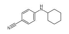 4-(CYCLOHEXYLAMINO)BENZONITRILE structure, CAS 180336-49-6