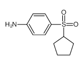 4-(CYCLOPENTYLSULFONYL)ANILINE structure, CAS 86810-83-5
