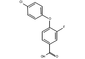 4-(CYCLOPROPANECARBOXAMIDO)-3-FLUOROBENZOIC ACID structure, CAS 1314406-43-3