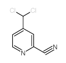 4-(DICHLOROMETHYL)PICOLINONITRILE structure, CAS 85148-98-7