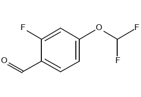 4-(DIFLUOROMETHOXY)-2-FLUOROBENZALDEHYDE structure, CAS 1214358-05-0
