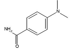 4-(DIMETHYLAMINO)BENZAMIDE structure, CAS 6083-47-2