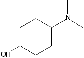 4-(DIMETHYLAMINO)CYCLOHEXANOL structure, CAS 61168-09-0
