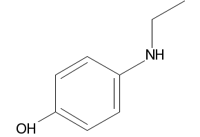 4-(ETHYLAMINO)PHENOL structure, CAS 659-34-7