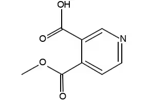 4-(METHOXYCARBONYL)NICOTINIC ACID structure, CAS 24202-74-2