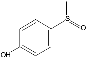 4-(METHYLSULFINYL)PHENOL structure, CAS 14763-64-5