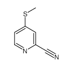 4-(METHYLTHIO)PICOLINONITRILE structure, CAS 501379-24-4