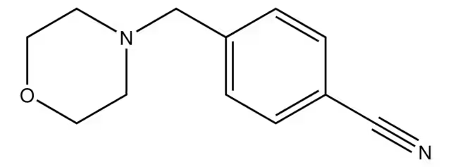 4-(MORPHOLINOMETHYL)BENZONITRILE structure, CAS 37812-51-4