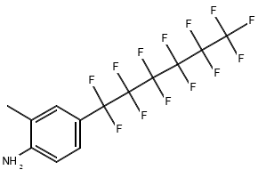 4-(PERFLUOROHEXYL)ANILINE structure, CAS 139613-90-4