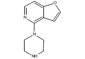 4-(PIPERAZIN-1-YL)FURO[3,2-C]PYRIDINE structure, CAS 81078-84-4