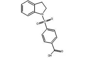 4-(PIPERIDIN-1-YLSULFONYL)BENZOIC ACID structure, CAS 10252-83-2