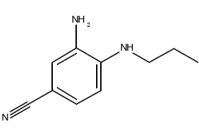 4-(PROPYLAMINO)BENZONITRILE structure, CAS 4714-64-1