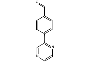 4-(PYRAZIN-2-YL)BENZALDEHYDE structure, CAS 127406-08-0