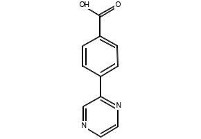 4-(PYRAZIN-2-YL)BENZOIC ACID structure, CAS 216060-23-0