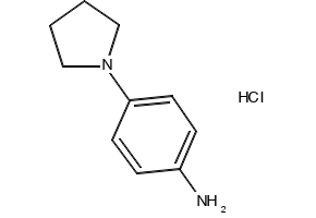 4-(PYRROLIDIN-1-YL)ANILINE HYDROCHLORIDE structure, CAS 216670-47-2