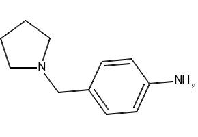 4-(PYRROLIDIN-1-YLMETHYL)ANILINE structure, CAS 142335-64-6