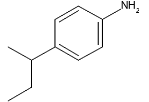 4-(SEC-BUTYL)ANILINE structure, CAS 30273-11-1