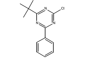4-(TERT-BUTYL)-6-METHOXY-1,3,5-TRIAZIN-2-AMINE structure, CAS 175204-54-3