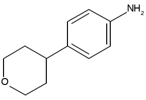 4-(TETRAHYDROPYRAN-4-YL)PHENYLAMINE structure, CAS 62071-40-3