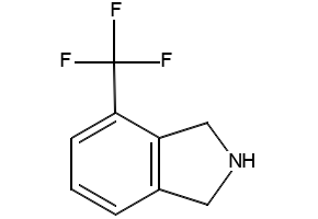 4-(TRIFLUOROMETHYL)ISOINDOLINE structure, CAS 1086395-63-2