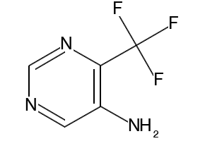 4-(TRIFLUOROMETHYL)PYRIMIDIN-5-AMINE structure, CAS 1092299-22-3