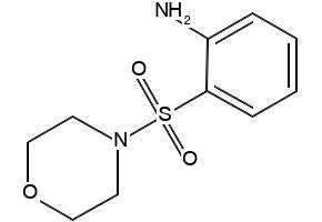 4-[(2-AMINOPHENYL)SULFONYL]MORPHOLINE structure, CAS 208643-03-2