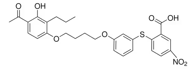 4-ACETAMIDO-3-HYDROXY-5-NITROBENZOIC ACID structure, CAS 162252-45-1