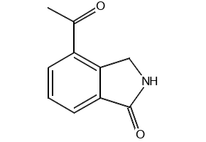 4-ACETYL-2,3-DIHYDROISOINDOL-1-ONE structure, CAS 1021874-48-5