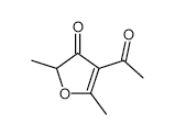 4-ACETYL-2,5-DIMETHYLFURAN-3(2H)-ONE structure, CAS 36871-78-0