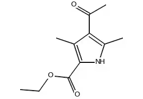 4-ACETYL-3,5-DIMETHYL-1H-PYRROLE-2-CARBOXYLATE structure, CAS 2386-25-7