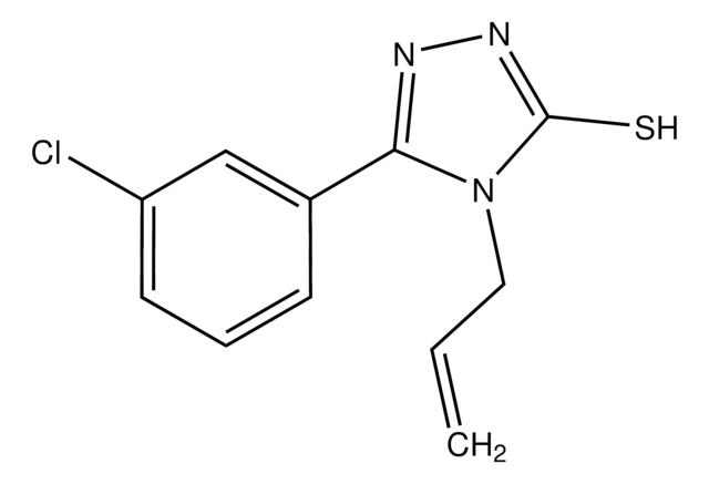 4-ALLYL-5-(3-CHLOROPHENYL)-4H-1,2,4-TRIAZOLE-3-THIOL structure, CAS 92286-36-7