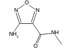 4-AMINO-1,2,5-OXADIAZOLE-3-CARBOXAMIDE structure, CAS 13300-88-4