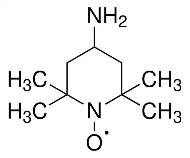4-AMINO-2,2,6,6-TETRAMETHYLPIPERIDINO-1-OXYL structure, CAS 14691-88-4