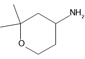 4-AMINO-2,2-DIMETHYLTETRAHYDROPYRAN structure, CAS 25850-22-0