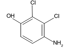 4-AMINO-2,3-DICHLOROPHENOL structure, CAS 39183-17-0