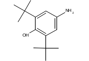 4-AMINO-2,6-DI-TERT-BUTYLPHENOL structure, CAS 950-58-3
