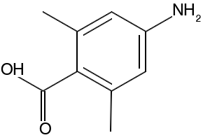 4-AMINO-2,6-DIMETHYLBENZOIC ACID structure, CAS 16752-16-2